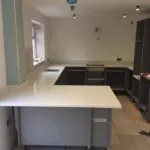 U Shaped Quartz Worktop