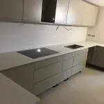 White quartz worktops