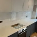 Carrara Quartz Worktop and Splashback