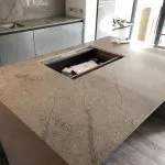 Beige Kitchen Island