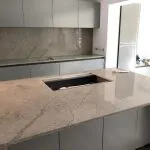 Calacatta Island by Brilliant Worktops